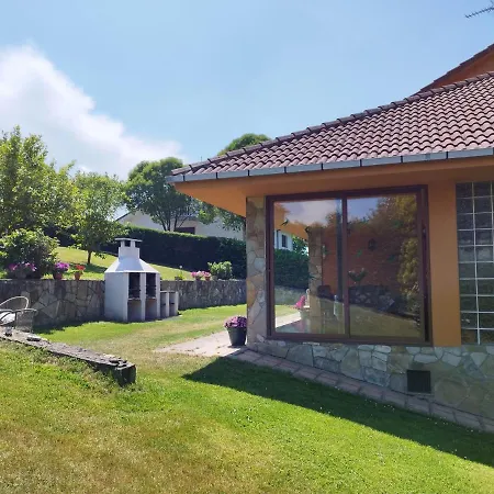 Piscina Climatizada - Todo El Ano- Playa De La Nora-chimenea- Barbacoa 度假居 Quintueles