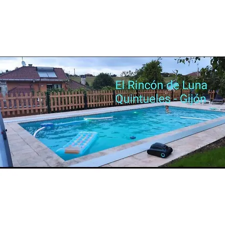 Piscina Climatizada - Todo El Ano- Playa De La Nora-chimenea- Barbacoa